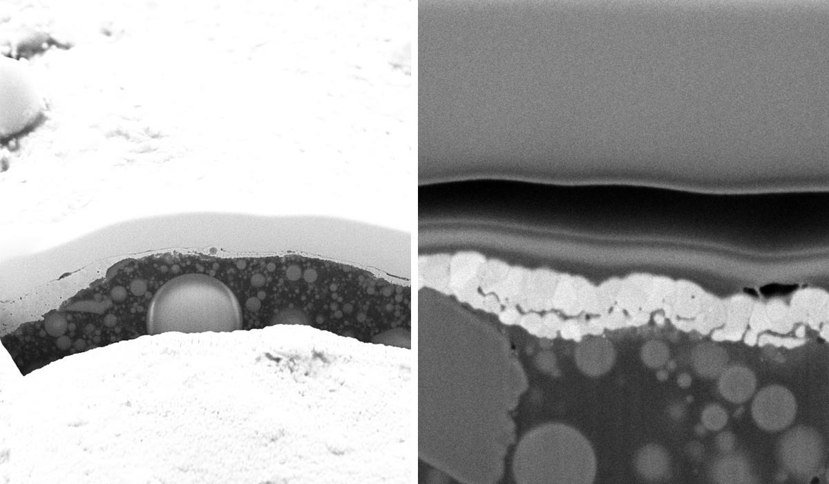 Depth analysis for high-performance electronics, e.g. chips and wafers